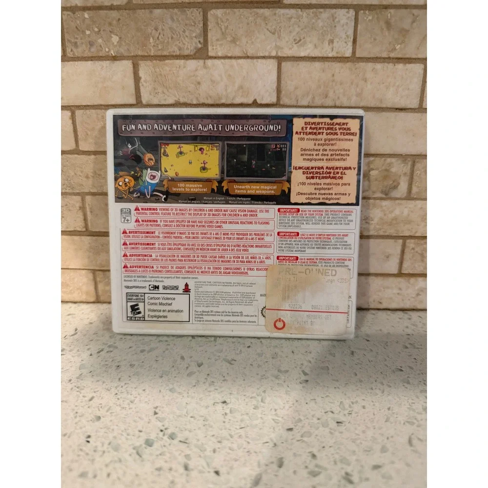Adventure Time Explore the Dungeon Nintendo 3DS Game